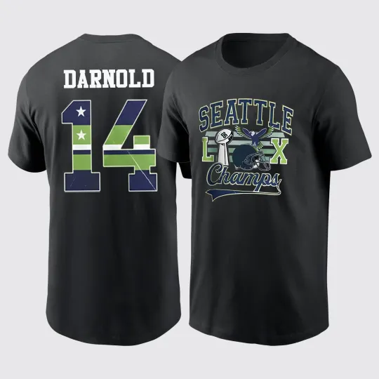 Discover Sam Darnold #14 Seattle Seahawks Champs Name and Number