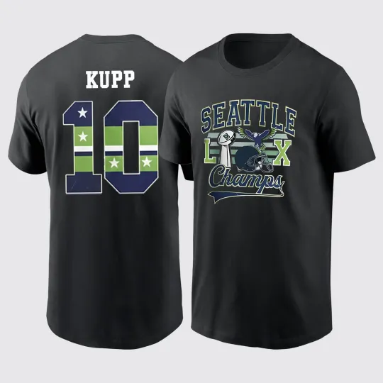 Discover Cooper Kupp #10 Seattle Seahawks Champs Name and Number