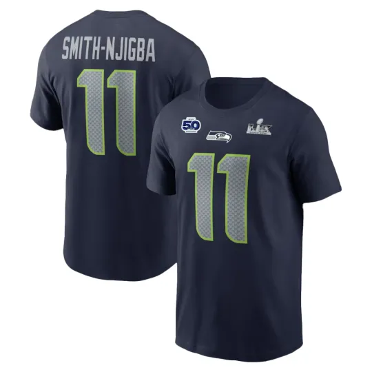 Discover Jaxon Smith-Njigba #11 Seattle Seahawks Name and Number