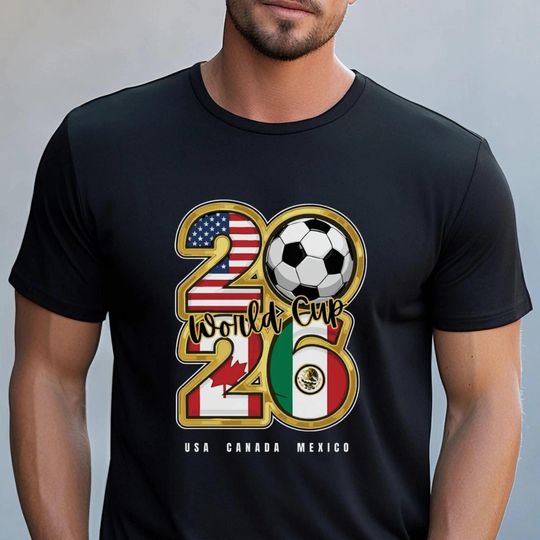 Discover World Cup 2026 T Shirt, USA Canada Mexico Soccer Tee