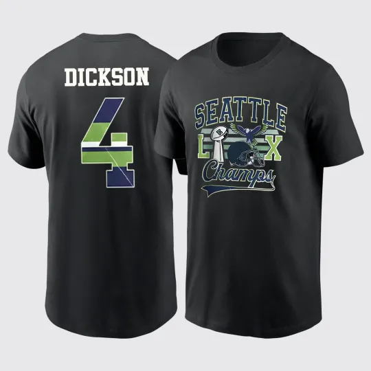 Discover Michael Dickson #4 Seattle Seahawks Champs Name and Number