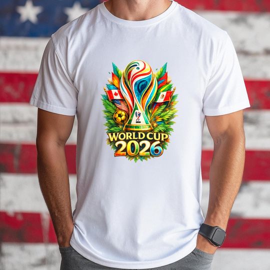 Discover 2026 World Cup Tee, Football Fan T-Shirt, USA Mexico Canada Soccer Shirt, World Championship, Gift for Fans