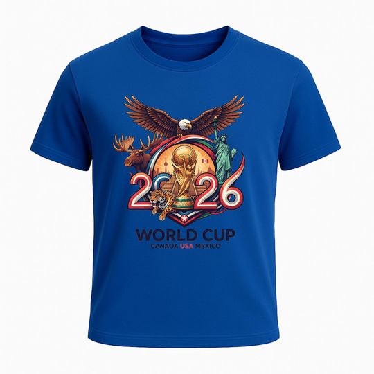 Discover 2026 World Cup Soccer Tee, USA World Cup Shirt, World Cup Shirts, Youth and Adult Shirts USA Canada Mexico 2026 World Cup