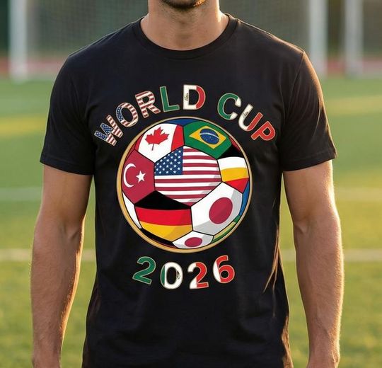 Discover World Cup 2026 Shirt, Soccer Shirt, Soccer Gameday Shirt, Soccer Fan Shirt, Gifts For World Cup 2026