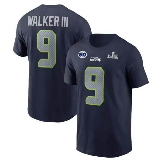 Discover Kenneth Walker III #9 Seattle Seahawks Name and Number