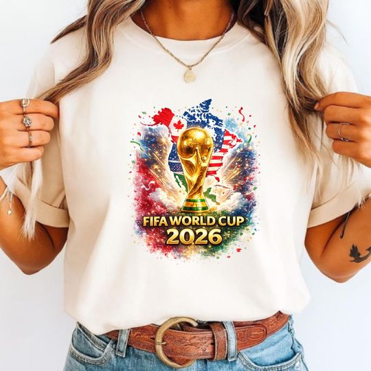 Discover Fifa World Cup 2026 Tee, USA Mexico Canada Soccer Shirt, Football Fan T-Shirt, World Championship,Gift for Fans