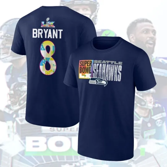 Coby Bryant #8 Seattle Seahawks Super Bowl LX Name and Number