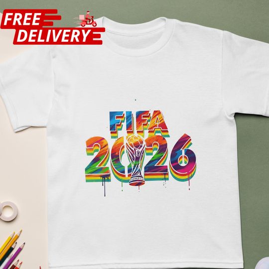 Discover World Cup 2026 T-Shirt, Soccer FIFA Tee, United States Canada Mexico, Copa Mundial de la FIFA 2026