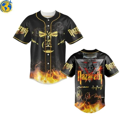 Discover Hot Nazareth Rock Band Baseball Jersey Unisex All Size S-5XL TR326