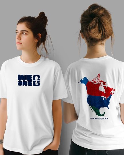 World Cup 2026 Shirt, Canada Mexico USA T-Shirt, Soccer Fan Tee, World Cup 2026, Family Matching Shirt