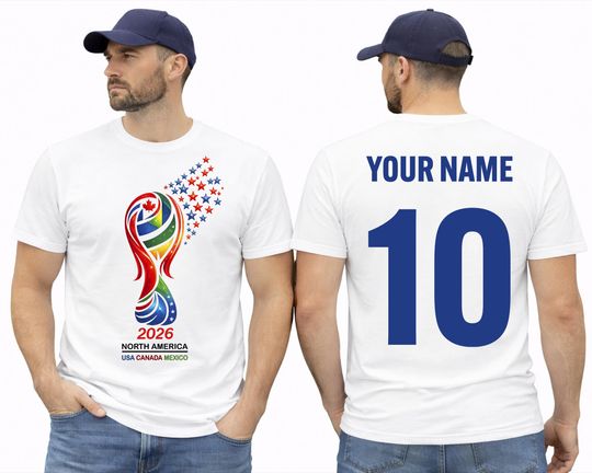 Discover Custom World Cup 2026 Shirt, USA Canada Mexico T-Shirt, Soccer Fan Tee