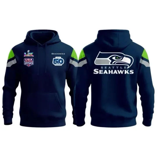 Discover Seattle Football Fan Hoodie 2026 Big Game Spirit