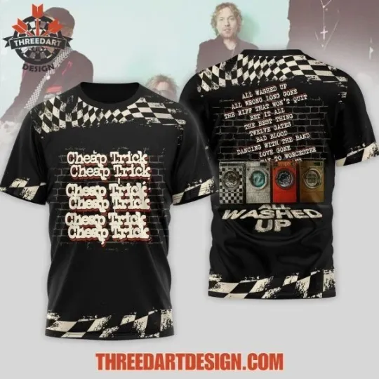 Discover Cheap Trick All Washed Up 3D T-Shirt for Fans Men Women