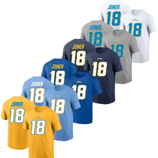 Discover Charlie Joiner #18Los Angeles Player Name & Number for Fans