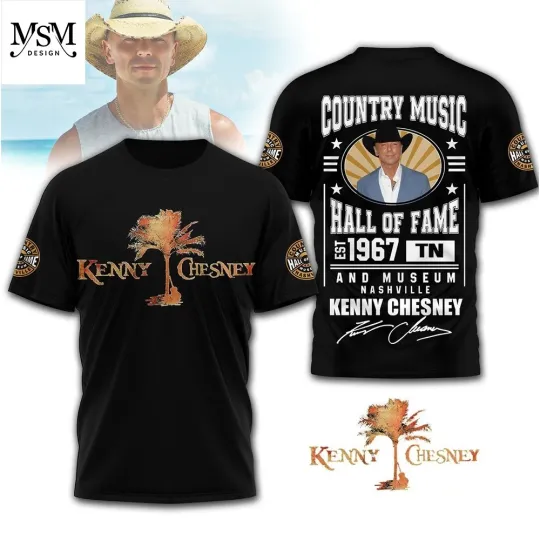 Discover K Ches Country Music Hall of Fame 3D T-Shirt