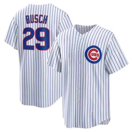 Discover Michael Busch #29 Cub-s Blue Baseball Jersey