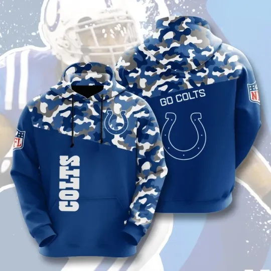 Discover Indianapolis Football Coltss Team Hoodie Lightweight Unisex Adult