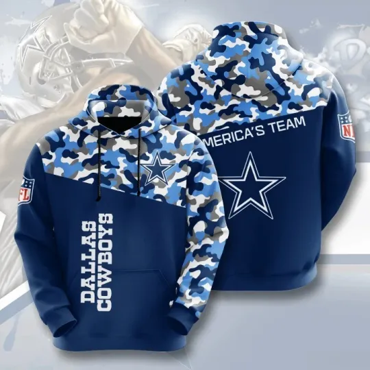 Discover Dallas Football Cowboyss Team Hoodie Lightweight Unisex Adult