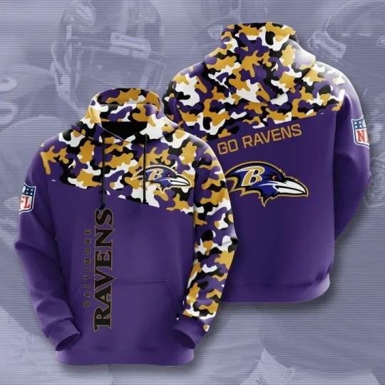 Discover Baltimore Football Ravenss Team Hoodie Lightweight Unisex Adult