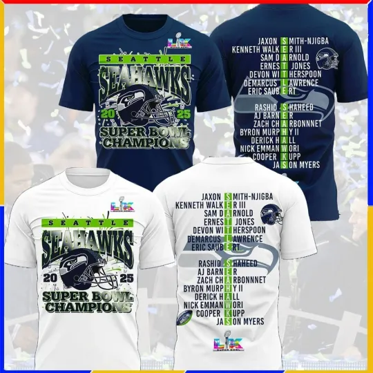Seattle Seahawks Super Bowl LX Champions 2026 Both Side Fastship For Fans