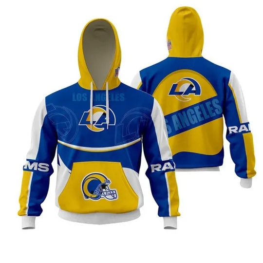 Discover Los Angeles Football Ramss Team Hoodie Lightweight Unisex Adult