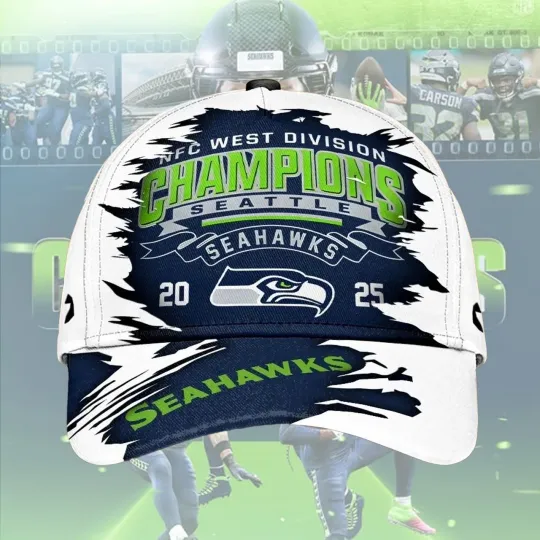 Discover Seattle Seahawks Benito Bowl 2025 Champions AOP Baseball Cap Gift Fan