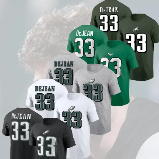 Discover Cooper DeJean #33 Philadelphia 2025 Name & Number Gift For Fans