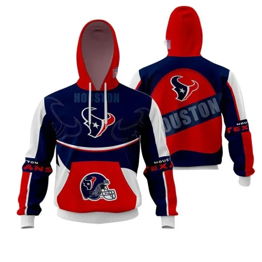Discover Houston Football Texanss Team Hoodie Lightweight Unisex Adult