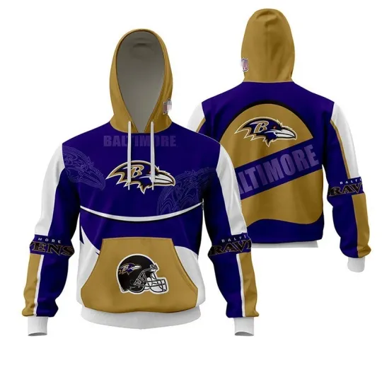 Discover Baltimore Football Ravenss Team Hoodie Lightweight Unisex Adult
