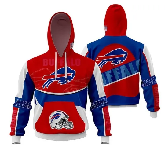 Discover Buffalo Football Billss Team Hoodie Lightweight Unisex Adult