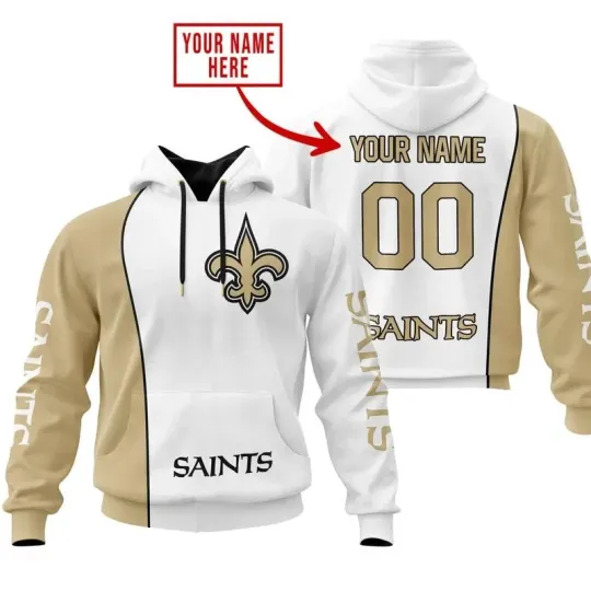 Discover New Orleans Football Team Saintss 3D Hoodie, Unisex Adults