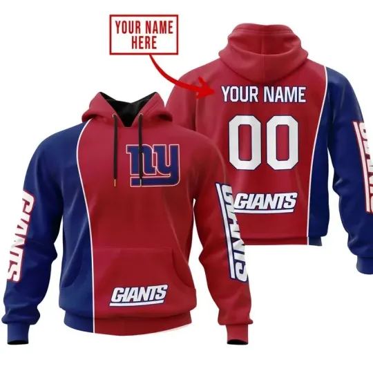 Discover New York Football Team Giantss 3D Hoodie, Unisex Adults