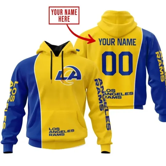 Discover Los Angeles Football Team Ramss 3D Hoodie, Unisex Adults