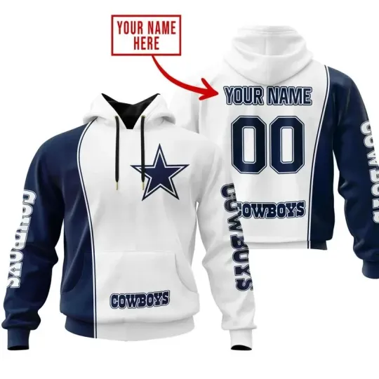 Discover Dallas Football Team Cowboyss 3D Hoodie, Unisex Adults