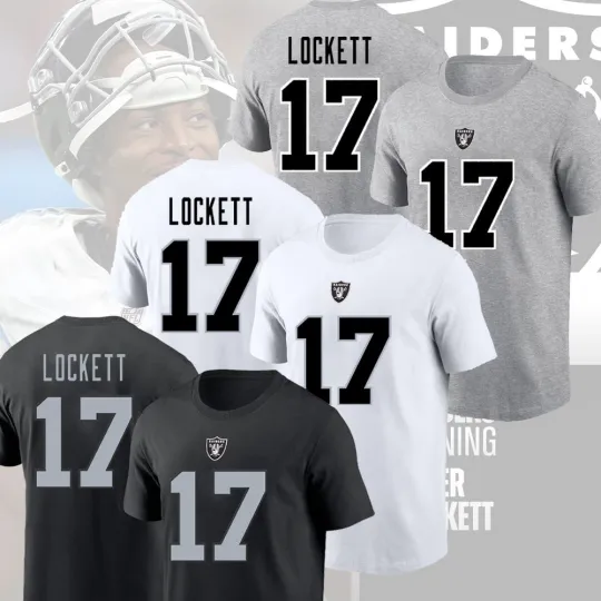 Discover Tyler Lockett #17 Las Vegas Team Name & Number Gift For Fans