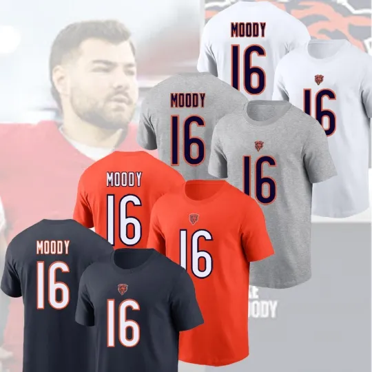 Discover K Jake Moody #16 Chicago Name & Number Player Gift For Fans Fastsh
