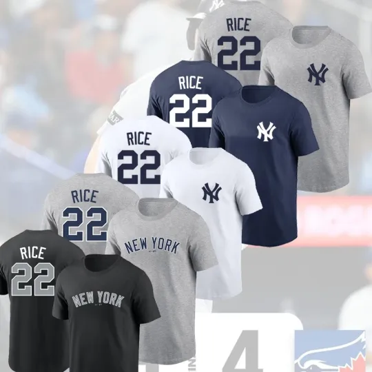 Discover Ben Rice #22 New York Yan*kees 2025 Name & Number Gift For Fans
