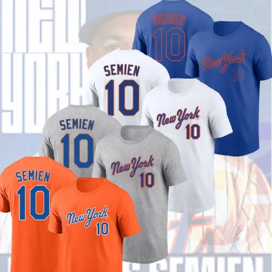 Discover Marcus Semien #10 New York Team Name & Number Gift For Fans
