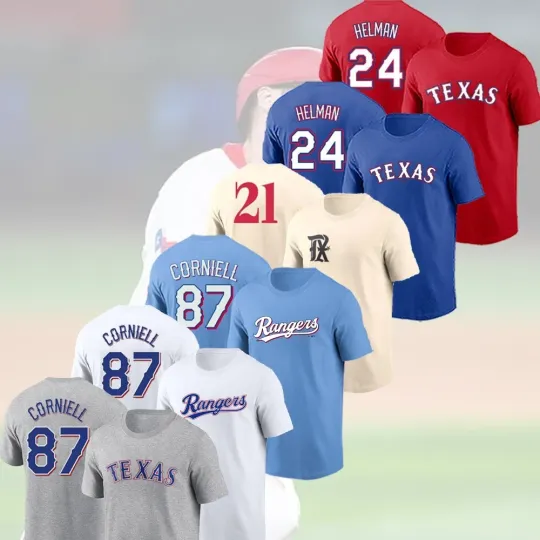 Discover Michael Helman #24 Texas 2025 Name & Number Player Gift For Fans