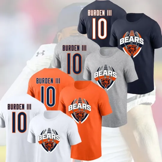 Discover Luther Burden III #10 Chicago 2025 Name & Number Gift For Fans