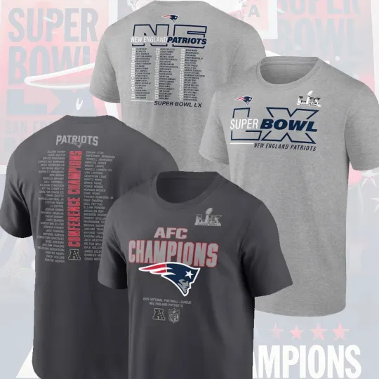 🔥 New England Patriots 2025 AFC Champions Roster, Super Bowl LX Roster For Fans