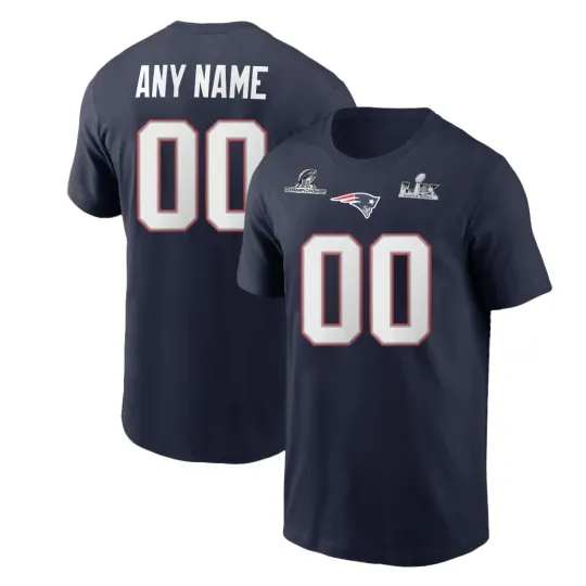 Discover Personalized New England Patriots Name and Number - Size S to 5XL