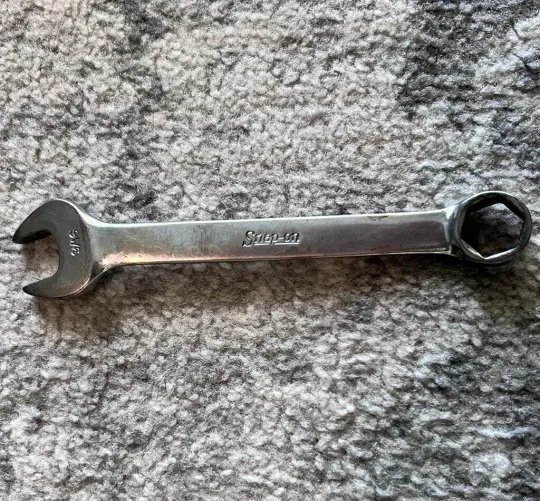 Discover Snap-On OXA 180  9/16 6 Point Offset Combination  Wrench Underlined Logo Single