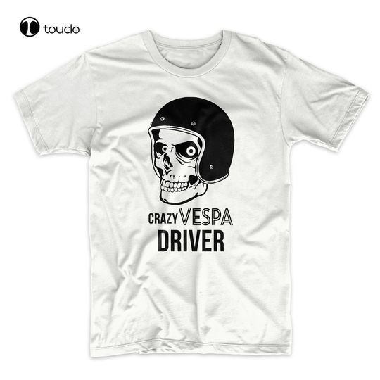 Discover New Summer Cool Tee Shirt Crazy Vespa Driver Moped Funny Men'S T-Shirt