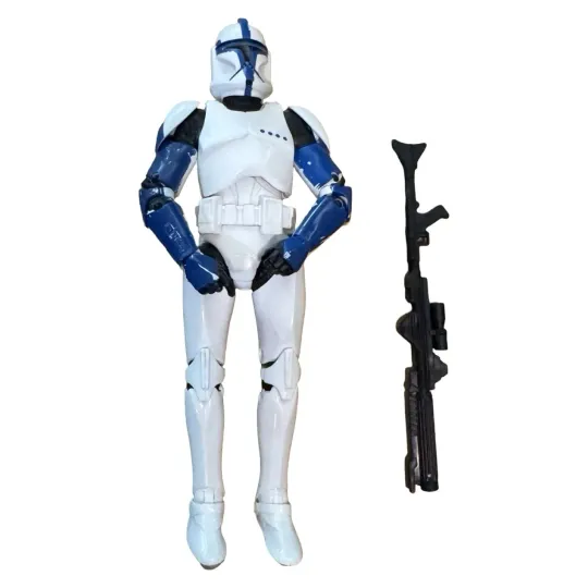 Discover Star Wars Black Series figure Phase 1 Clone Trooper Lieutenant Loose w/ Blaster