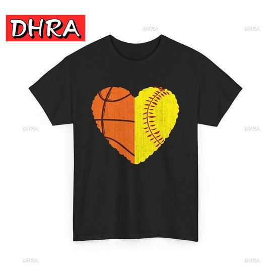 Discover Basketball Softball Shirt, Sports Basketball Softball Lover Women Men Cute Shirts Motivational Creative Aesthetic Streetwear T