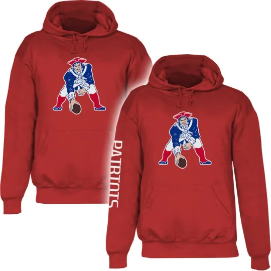 Discover Patriotss Sweatshirt Hoodie New England NE Throwback Hooded Sweat Shirt GNP02