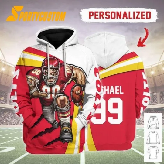 Discover Personalized Kansas City Football Chiefss Team Hoodie Lightweight Unisex Adult