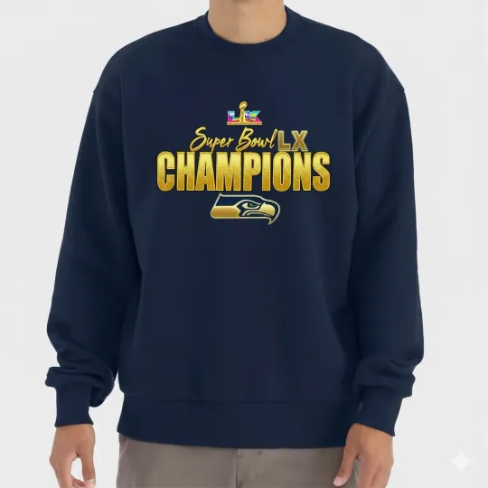 Seattle Seahawks 2025 2026 Super Bowl Champion Sweatshirt