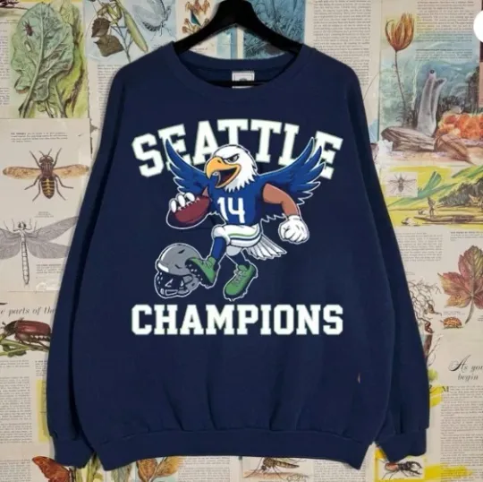 Seattle Seahawks Super Bowl  Football Champions Sweatshirt